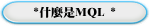 *什麼是MQL *